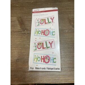 Christmas DIY Scratch Off Card Craft Kit 6 Cards Jolly HoHo Santa Recollections